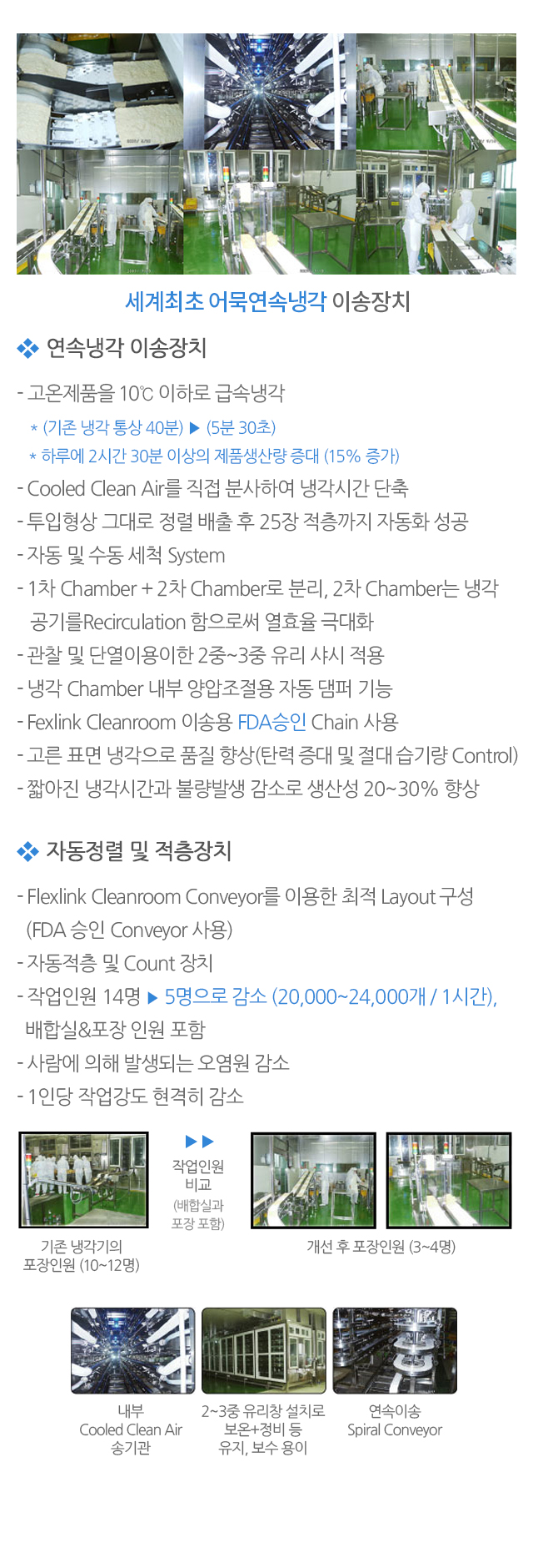어묵연속냉각기